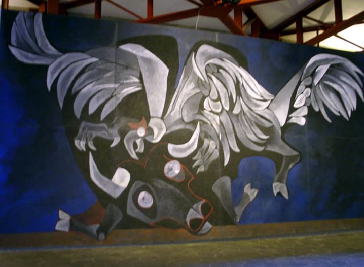 Obra El Toro y el Cóndor, 1998 de Oswaldo Guaysamín